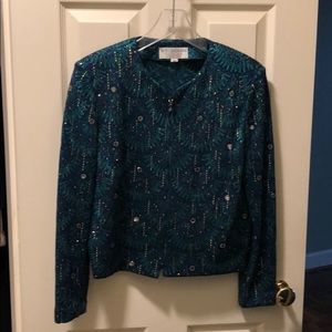 St John Evening Collection Knit Jacket